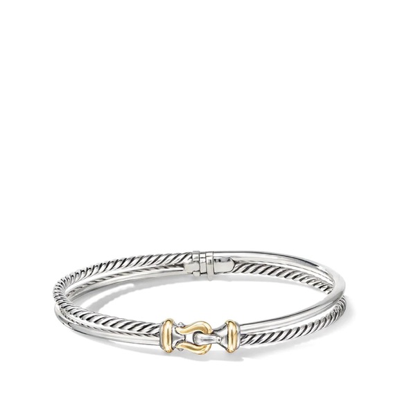 David Yurman Jewelry - David Yurman Cable Classic buckle 18k gold bracelet
